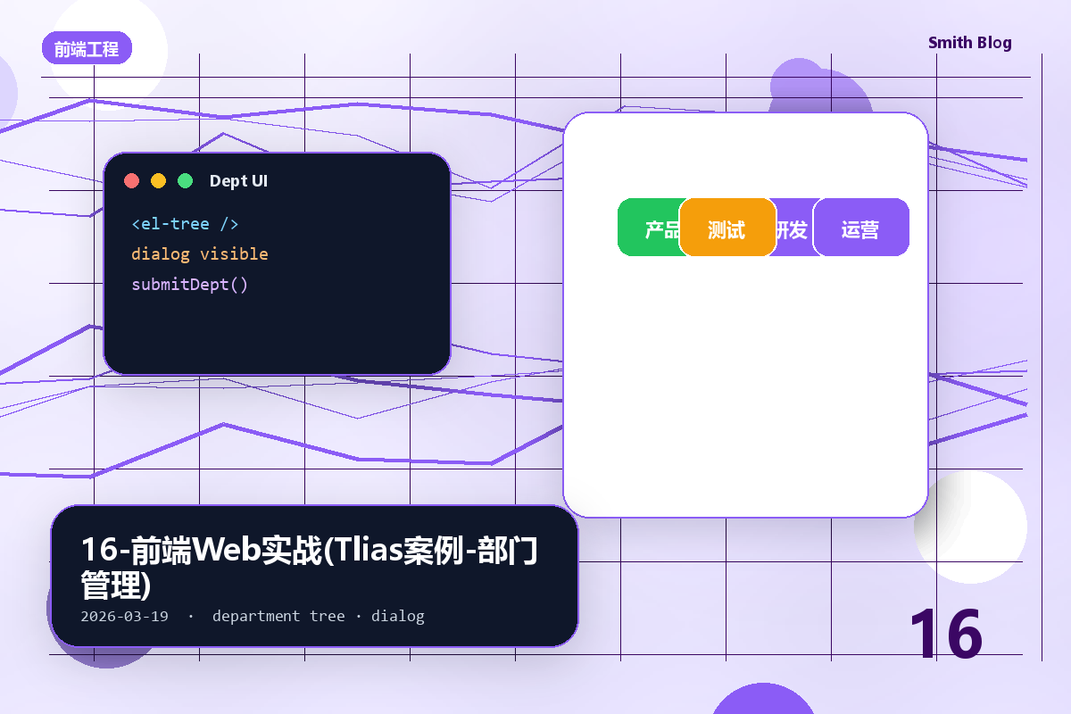 16-前端Web实战(Tlias案例-部门管理)
